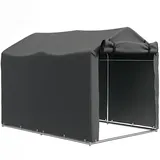Outsunny Outsunny-Gerätezelt-220L x 157B x 165H cm-Dunkelgrau