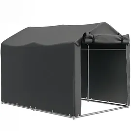 Outsunny Outsunny-Gerätezelt-220L x 157B x 165H cm-Dunkelgrau