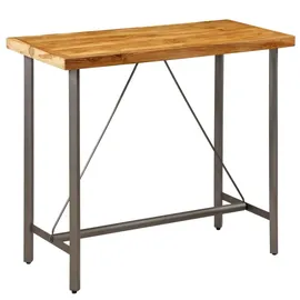 vidaXL Bartisch Recyceltes Massivholz Teak 120 x 58 x 106 cm