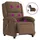 vidaXL Massagesessel Elektrisch 86,5 x 99,5 x 86,5 cm Braun mit Fernbedienung