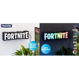 Paladone Fortnite RGB-Logo-Lampe mit Farbwechsel, - Bunt
