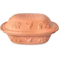Römertopf Grosser Bräter Rustico 6 Pers., Pfanne + Kochtopf, Braun