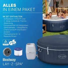 BESTWAY Lay-Z-Spa Miami AirJet 180 x 66 cm Dunkelblau