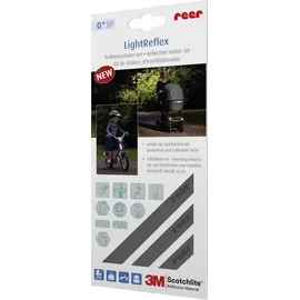 Reer Refkletorsticker-Set Lightreflex 10 Motive, 8 Streifen