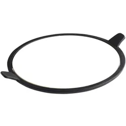 Mr. GARDENER Pizzastein, Cordierit, Breite: 37,5 cm - silberfarben
