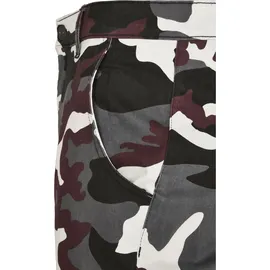 URBAN CLASSICS Cargo Joggers Bordeaux Camouflage 32
