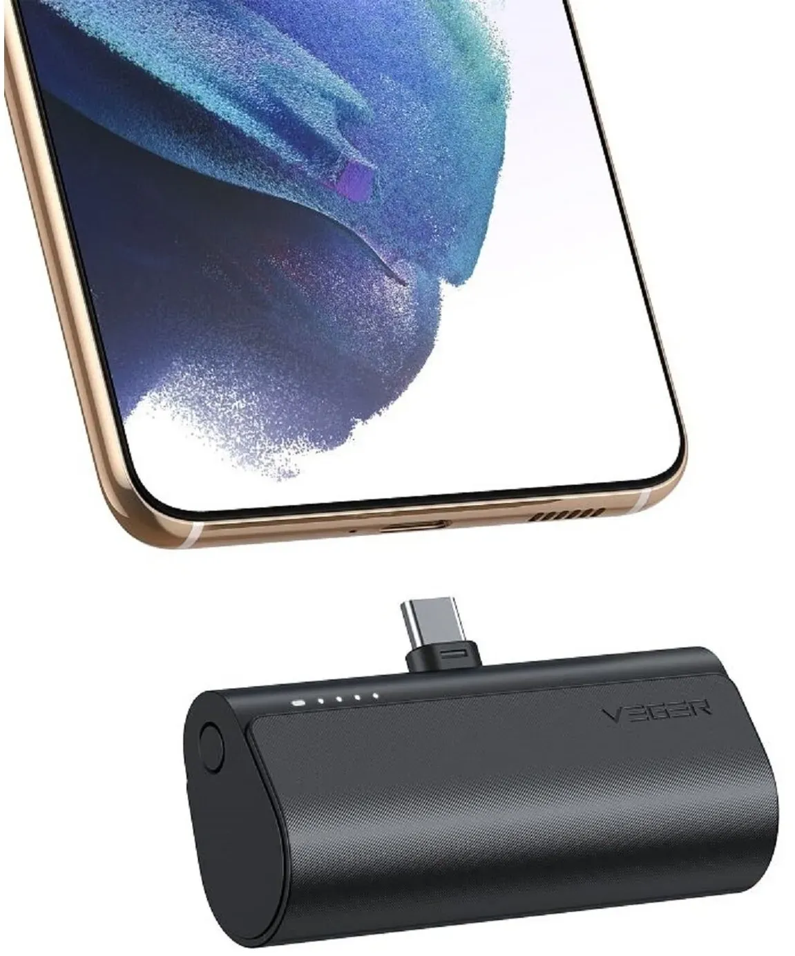 Power Bank PlugOn - 5000mAh mit Built Connector für Type C P