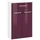 WELLTIME Unterschrank WELLTIME "Venedig", lila (aubergine, weiß), B:50cm H:79cm T:20cm, Schränke, Unterschrank, Badmöbel in Breite 50 cm