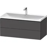 Duravit „L-Cube“ c-shaped Badmöbel-Set 1000mm Graphit Matt Dekor × Graphit Matt Dekor