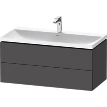 Duravit „L-Cube“ c-shaped Badmöbel-Set 1000mm Graphit Matt Dekor × Graphit Matt Dekor