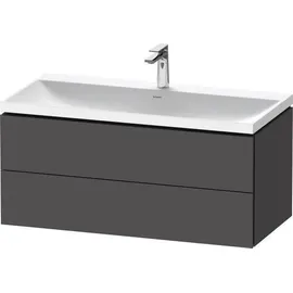 Duravit „L-Cube“ c-shaped Badmöbel-Set 1000mm Graphit Matt Dekor × Graphit Matt Dekor