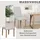 byLIVING Esszimmerstuhl 2er Set Elias/Webstoff Taupe/Gestell Massivholz schwarz/B 47, H 99,5, T 60 cm