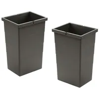 HAILO Inneneimer 1220359 basaltgrau 2x 13 Liter 242 x