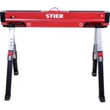 STIER 2x Premium Falt-Arbeitsbock Sägebock höhenverstellbar 590 kg (Single)