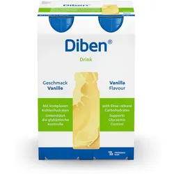 Diben DRINK Trinknahrung Vanille 4X200 ml Flüssigkeit