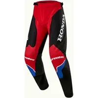 Alpinestars Honda Racer Iconic, Textilhose - Hellrot/Schwarz/Weiß/Blau / 28