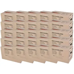 Umzugskarton 25 Stück bedruckt 59x34x35cm Traglast bis 30kg Aufbewahrung Kiste