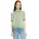 Kurzarmshirt Damen Damen Gr 40 khaki weiß Obermaterial 100 Baumwolle regular fit normal Shirts