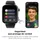SaveFamily SaveWatch Plus 2 GPS+Cellular 49,8 mm Silber Silikonarmband Black is Black