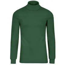 TRIGEMA Rollkragenshirt TRIGEMA "TRIGEMA Langarm Ski- und Sport-Rollkragenpullover", Damen, Gr. 3XL, efeu, 100% Baumwolle (Bio-Baumwolle kbA), Basic, Shirts