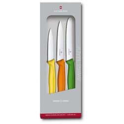 Victorinox Gemüsemesser Gemüsemesser-Set 3-teilig Swiss Classic bunt