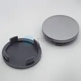 2 x YOU.S Nabenkappen Nabendeckel Felgendeckel 55,0-50,0 mm - silber