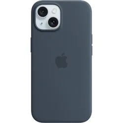 Apple Silikon Case mit MagSafe [für iPhone 15] sturmblau | Zustand: Neu & original versiegelt