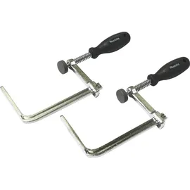 Makita Schraubzwinge Metall 185 mm Silber 2 Stück