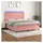 vidaXL Boxspringbett 180 x 200 cm Rosa