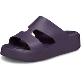 Crocs Damen Getaway Platform H-Strap Sandale, Dark Iris, 40 EU - 40 EU