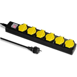 Trotec Steckdosenleiste PVP6 2 m Schwarz