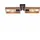 just light. Just Light 2-flg. rechteckig Holz schwarz