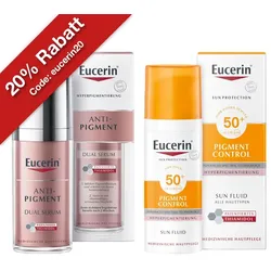 Eucerin Anti-Pigment Dual Serum + Sun Pigment Control Face Fluid