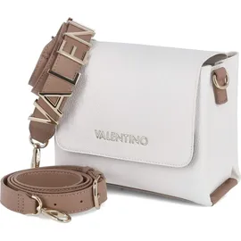 Valentino Alexia Umhängetasche Kunstleder Bianco/Cuoio