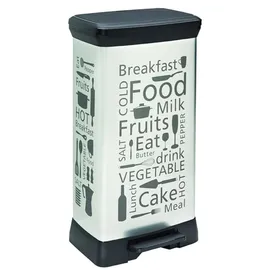 Curver Deco Bin 50 l Silber