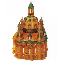 Wurm Lichthaus Frauenkirche Dresden 17 x 16 x 26 cm Beleuchtet