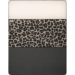 Wohndecke BIEDERLACK "Wohndecke Leo Part", braun, B:150cm L:200cm, Baumwolle, Polyacryl, Polyester, Wohndecken, im angesagten Leodesign