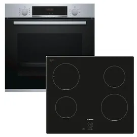Bosch Herdset EcoClean Auszug + Induktionskochfeld Booster 60cm