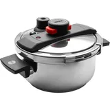 WOLL Schnellkochtopf Pressure Pro - silber ¦ Edelstahl ¦ Maße (cm): 12 Ø: 22.0