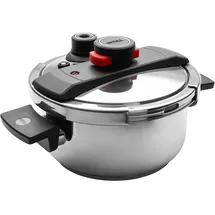 WOLL Schnellkochtopf Pressure Pro - silber ¦ Edelstahl ¦ Maße (cm): 12 Ø: 22.0