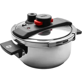 WOLL Schnellkochtopf Pressure Pro - silber ¦ Edelstahl ¦ Maße (cm): 12 Ø: 22.0