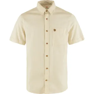 Fjällräven Övik Travel Hemd Beige / Weiß XS