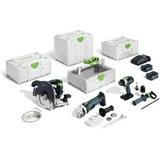 Festool Akku-Maschinenset inkl. Koffer + 2 Akkus 5.0Ah inkl. Zubehör