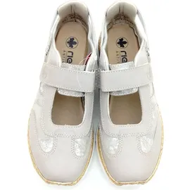 Rieker Slipper Damen Weite E Silber 38