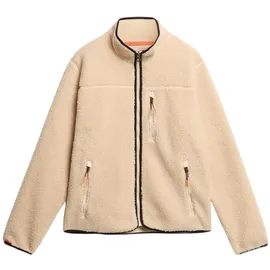 Superdry Outdoor Fleece Jacke Herren Beige/Schwarz XXL