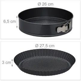 Relaxdays Springformen-Set