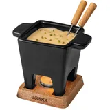 Boska Tapas Käsefondue-Set 5 tlg. schwarz