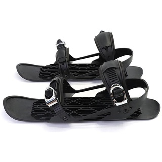 Mini-Skiskates, kurze Skiskates, verbesserte verstellbare Winter-Skierschuhe, Schneeschuhe, kurze Schneeschlittschuhe, Skiboards Herren, Damen, Outdoor