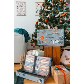 Stabilo Adventskalender Tierisch kreativer Familienkalender 2022 Blau