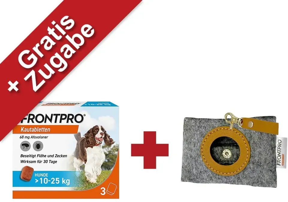FRONTPRO Kautabletten für Hunde 10-25kg